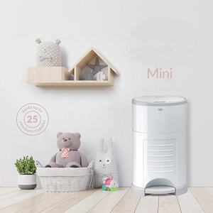 Mini Lasting Hygienic Geruchs-und Freis prec heinrich tung Baby 25L Windeln Entsorgung Pure White 6 Wochen 2 Monate Fuß pedal behälter für zu Hause - Product Image 4