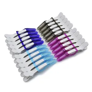 Pinzas para el pelo de <span class=keywords><strong>cocodrilo</strong></span> para peluquería, pinzas de <span class=keywords><strong>cocodrilo</strong></span> de plástico, accesorios para el cabello, horquilla - Product Image 1