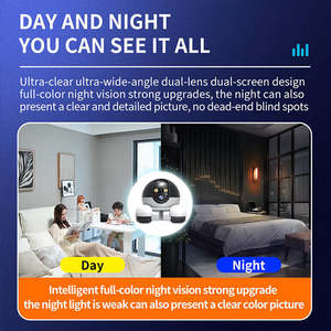 Câmera de Segurança para Animais de Estimação com Tecnologia EV Direto da Fábrica, 1080P, Lente Dupla, Movível, Áudio Bidirecional, Visão Noturna, Rastreamento em PVC para Cães e Pássaros - Product Image 6