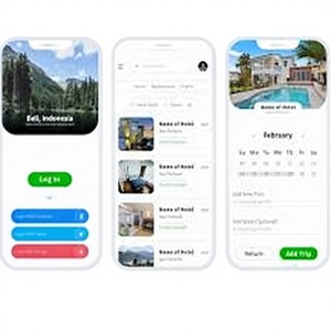 Aplicación móvil para reserva de hoteles y vuelos: Reserva vuelos, hoteles, paquetes de vacaciones y gestiona tus planes de viaje con facilidad. - Product Image 1