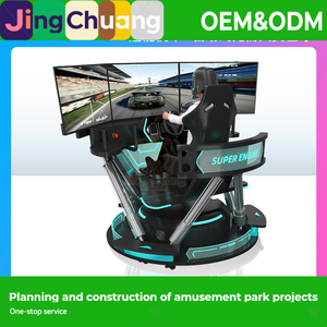 Machine de jeu de course automobile à trois écrans grand format pour la ville, idéale pour les centres de divertissement transfrontaliers et les salles de jeux vidéo. - Product Image 1