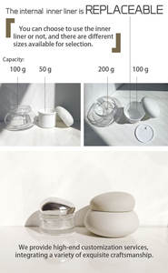 Kemasan Kosmetik Wadah Plastik Kosong Matte dengan Logo Warna Kustom, Unik untuk Krim Perawatan Kulit, Lulur Gula, dan Body Butter - Product Image 2