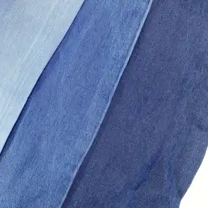 Заводская цена, темно-синяя ткань из Тенсел, эластичная джинсовая ткань для брюк