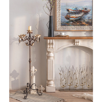Vente en gros de table console en bois sculpté décoratif au design rustique européen pour salon meubles d'entrée et de hall