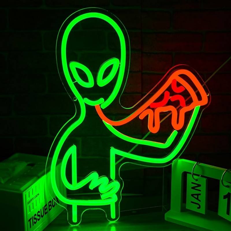 Acrylic Decorative Neon Light LED Halloween Party Supplies, Wall Decoration for Home (Indoor & Outdoor Use), Halloween Decor