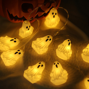 Guirnalda de Luces LED con Forma de Calabaza, Decoración para el Festival de los Fantasmas, Linternas Coloridas de Varios Tamaños, Luces de Ambiente para Fiestas, Suministro Directo - Product Image 4