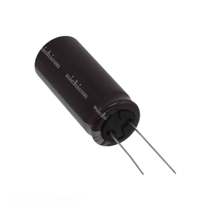 ตัวเก็บประจุแบบรูทะลุ (Through Hole) ยี่ห้อ Manufacturer Channel รุ่น CAP ALUM 180UF 20% 400V RADIAL ความจุ 180 ไมโครฟารัด รุ่น UCP2G181MHD - Product Image 1