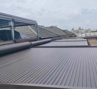Vente en gros directe d'usine, stores enrouleurs horizontaux modernes en aluminium pour extérieur, auvents rétractables, mousse PU, motorisés, certifiés CE