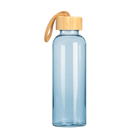Bouteille d'eau recyclée RPET de 360 ml avec logo personnalisé, sans BPA, en RPET, PP et avec bouchon à vis