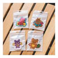 2024 nouveau style mauvaises herbes Double couche en plastique tasses étiquette autocollant