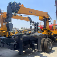 Grue montée sur camion SCS400-5, 16 tonnes, flèche à cinq sections, série de grues motorisées