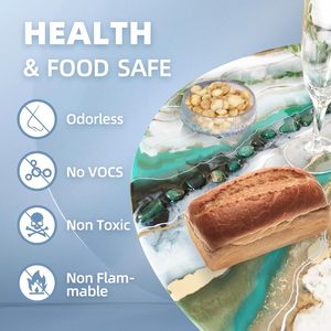 Bộ nhựa Epoxy Hungley <span class=keywords><strong>RESIN</strong></span> đúc, không bọt, trong suốt như pha lê, gồm nhựa và chất đóng rắn, dùng làm đồ trang sức, thủ công, tranh vẽ trên ly. - Product Image 3