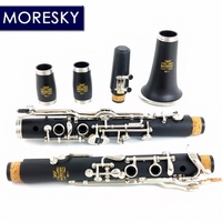 MORESKY Oehler System BB Key Clarinet Clarinet a Tune Nickel Plated Hard Rubber Resin Customized 18 Keys a Tone E811