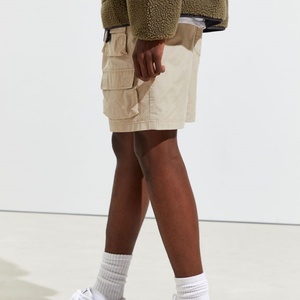 Pantalones Cortos Cargo Casuales de Verano para Hombre, de Algodón Tejido, con Múltiples Bolsillos y Cintura Elástica, al por Mayor - Product Image 3