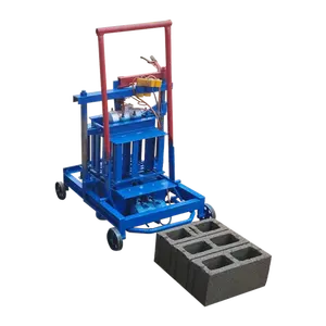 Manufacturer supply KX2-45 small semi-automatic hollow block egg laying brick machine on sale