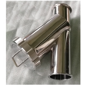 2 "thực phẩm và đồ uống lọc thép không gỉ Tri kẹp vệ sinh <span class=keywords><strong>y</strong></span> Loại bộ lọc - Product Image 5