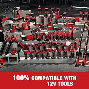 <span class=keywords><strong>12V</strong></span> M12 <span class=keywords><strong>5.0Ah</strong></span> 6.0Ah аккумуляторная батарея для электроинструмента сменный литий-ионный аккумулятор M12B 48-11-2440 48-11-2402 48-11-2460 - Product Image 4