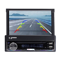 Autoradio PC universel MP5 avec écran rétractable manuel à axe unique pour la vente en gros