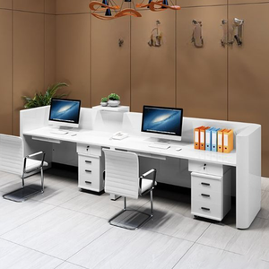 Nhà sản xuất bán hàng trực tiếp Chất lượng cao bền hiện đại quầy lễ tân tiếp tân cửa hàng tiếp tân truy cập - Product Image 5