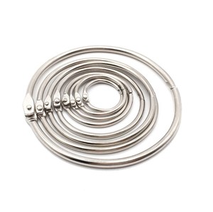 Kim Loại Lỏng Lá Cuốn Sách Ràng Buộc Vòng Cho Văn Phòng Phẩm Cuốn Sách Chất Kết Dính Vòng, Văn Phòng Ràng Buộc Nhà Cung Cấp Kim Loại Chất Kết Dính Clip Cho Cuốn Sách Cho - Product Image 2