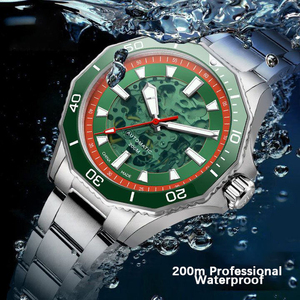 Montre mécanique pour homme en acier inoxydable 316L, mouvement mécanique de haute qualité, designs de luxe personnalisés - Product Image 4