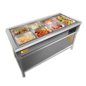 Nhà Hàng Nhà Bếp Thiết Bị Nấu Ăn Buffet Điện Bain Marie Thực Phẩm Nóng Hiển Thị Hâm Nóng - Product Image 6