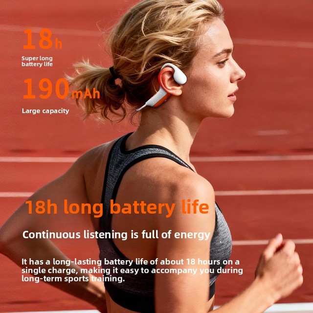 Air-conduction for 6.0 Life Waterproof Headphones Voice Control Private Mold Wireless Ear-hook Design New 2026 Sports