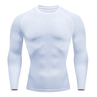 Vêtements de sport, t-shirt de course à manches longues, t-shirt de basketball, t-shirt d'entraînement, collants, t-shirts de compression à séchage rapide et haute élasticité