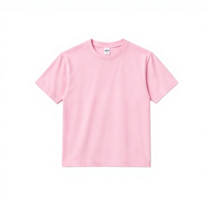 2026 High Quality US Sizing 230Gsm Heavyweight Oversized Solid 100% Cotton Custom Logo Blank Men's T-Shirt Anti-Pilling - Product Image 1
