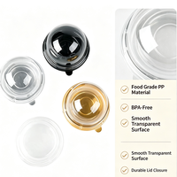 Boîtes d'emballage pour mini-gâteaux en plastique transparent, boîtes de rangement pour macarons et chocolats en plastique PET multicolores