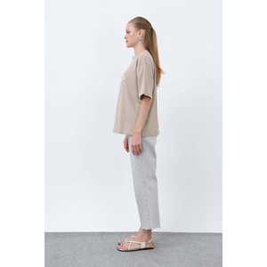 เสื้อยืดลายเป็ดสำหรับผู้หญิง ผ้าฝ้ายเจอร์ซีย์ 100% แขนปกติ ดีไซน์ระบายอากาศได้ดี - Product Image 6