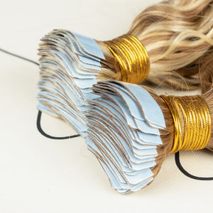 Nastro naturale crudo dell'onda di acqua naturale dei capelli ricci dei capelli della 100% dei capelli umani - Product Image 3