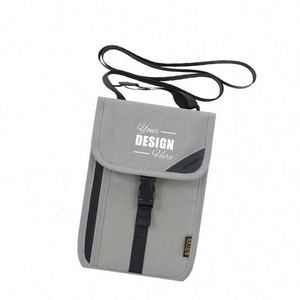 Custom <b>RFID</b> Blocking Travel Neck <b>Wallet</b> for Men & Women - Slim, Secure Passport Holder & Travel Organizer - Product Image 1