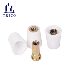 Plastik D Konili Beton Kalıp Bağları, İç Ünite Düz Nervürlü Pul ile D Kalıp Bağları - Product Image 5