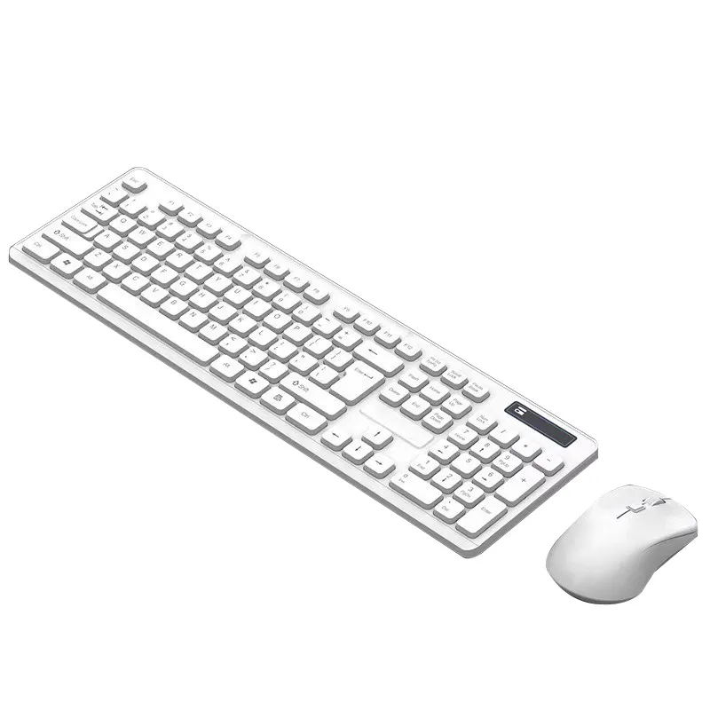 Kablosuz klavye ve fare seti masaüstü bilgisayar dizüstü iş ofis çikolata klavye ve fare seti