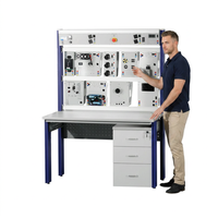 Système de formation en cellules à combustible à hydrogène 50W avec électrolyseur PEM – Poste de travail pratique pour l'apprentissage en laboratoire de l'école de formation professionnelle