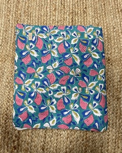 Hand <b>Block</b> <b>Printed</b> 100% Cotton Fabric Soft Natural by the Yard Women's Dress Curtain & Bag Fabric - Product Image 5