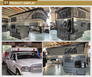 High Quality 450KG Truck Camper Trailer Pop-Up <strong>RV</strong> Camper <strong>Furniture</strong> for Outdoor Camping Made of Durable Fiberglass - Product Image 2
