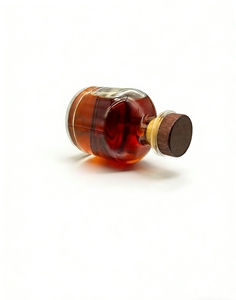 <strong>Wholesale</strong> <strong>Custom</strong> Matte/Frost Clear Liquor Fruit Short Vodka Glass Wine <strong>Bottle</strong> with Cork Sealing - Product Image 2