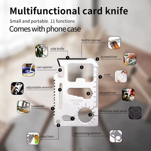 Étui arrière en cuir PU magnétique avec couteau à outils pour iPhone 16, fente pour carte, béquille pour iPhone 15 14 13 Pro Max 11 12 - Product Image 4