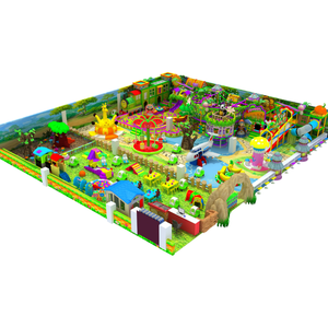 Équipement d'amusement pour parc pour enfants à grande échelle personnalisé - Mur d'escalade sur le thème de la jungle avec <span class=keywords><strong>piscine</strong></span> à balles à vendre - Product Image 2