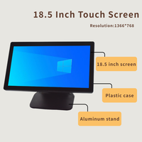 Terminal de point de vente (TPV) Windows/Android 18,5/21,5 pouces, écran tactile tout-en-un pour la commande en restaurant, système de point de vente (PDV)