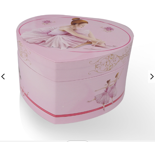 Когда-либо яркий держать распродажа розовое сердце деревянная шкатулка музыкальная шкатулка для бытовых комод