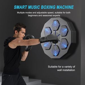 Máquina de Boxeo Digital Inteligente para Montar en Pared, Maniquí de Entrenamiento, Almohadilla de Golpeo de PU Negra para Boxeo - Product Image 4