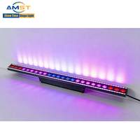 Lampu Sorot Dinding LED RGBW 4in1 24x8W Terbaru, DMX512, Aktif dengan Suara, untuk Panggung, Acara, DJ, Klub, Pencahayaan Teater