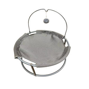 독립형 고양이 수면 해먹 침대 전체 세척 안정 개 애완 동물 해먹 침대 실내 냉각 높은 고양이 침대 - Product Image 2