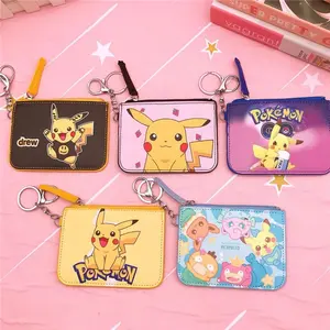 Anime Elf Eevee Bifold Pokemoned Wallet Coin Purse Short Men And Women Cartoon Cute Student Card Bag Wallet