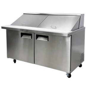 Commercial Refrigerated Salad Counter Chiller Salad Prep bar Counter Furniture Refrigerator - Product Image 2
