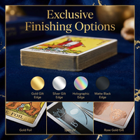 Jeu de 78 cartes de tarot professionnelles originales, jeu de tarot classique traditionnel, cartes de divination, vente en gros, fournisseur d'usine