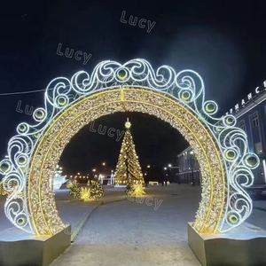 Lumières décoratives LED <span class=keywords><strong>de</strong></span> Noël / Éclairage <span class=keywords><strong>de</strong></span> <span class=keywords><strong>vacances</strong></span> extérieur et intérieur pour parcs / hôtels, décorations <span class=keywords><strong>de</strong></span> Noël, sculptures lumineuses étanches - Product Image 5